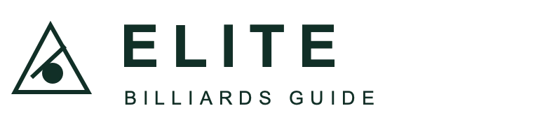 Elite Billiards cue and case logo